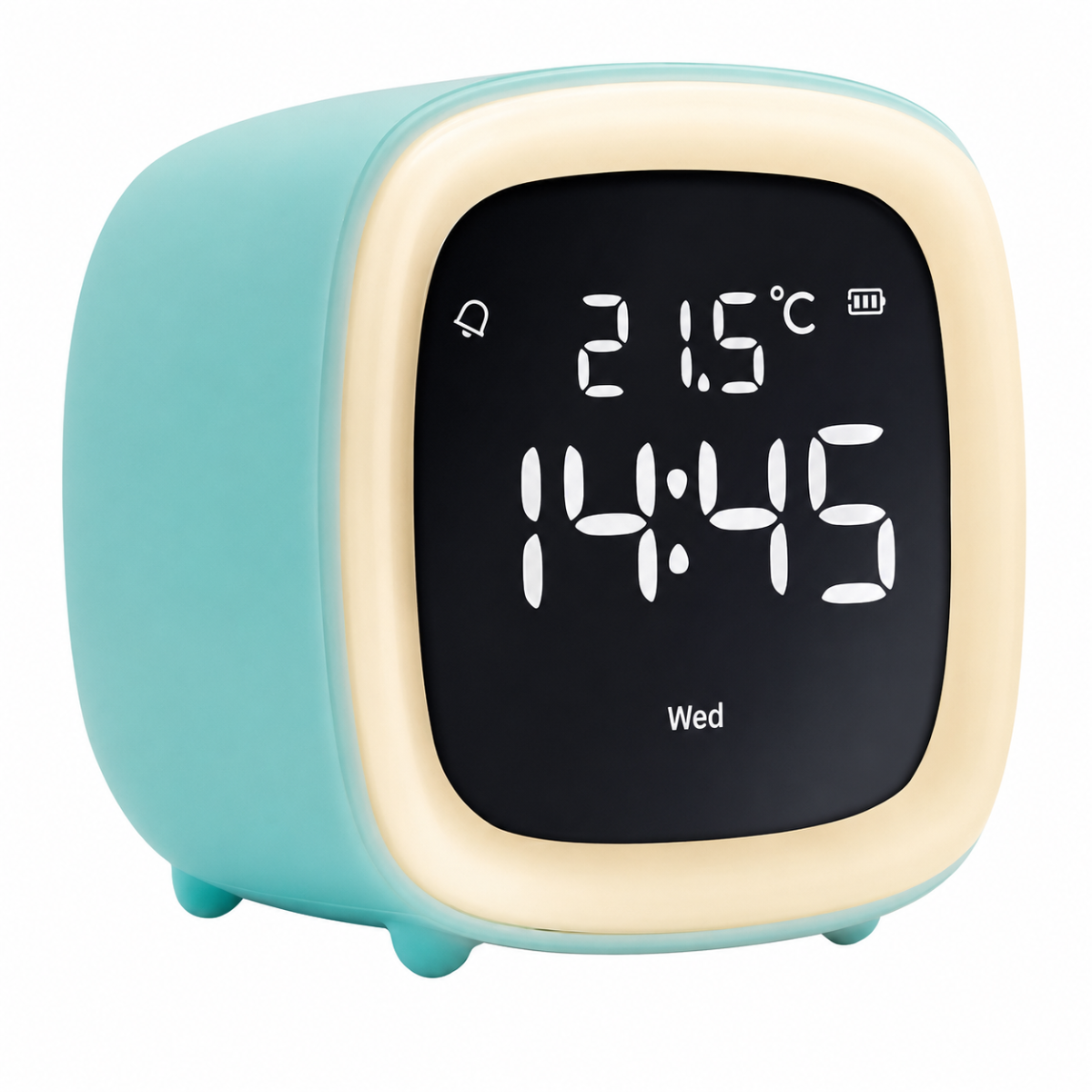 Deal Donkey - Jap18 - Oplaadbare Digitale Wekker - Nachtlamp - Licht Blauw