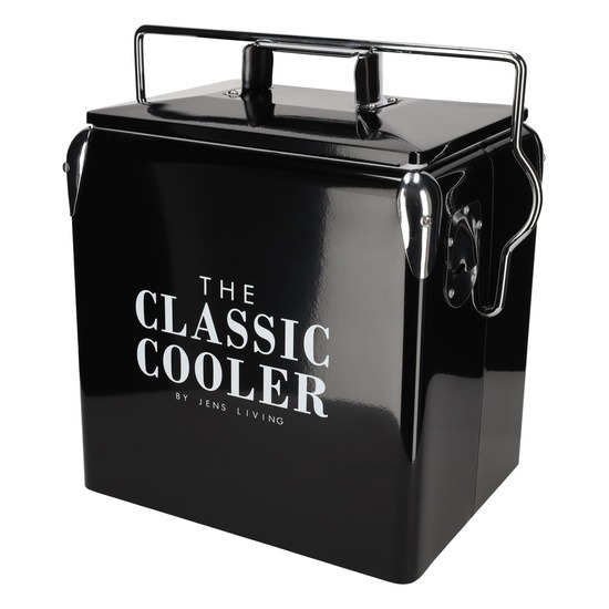 Jens Living Koelbox Retro - 29 x 22 x 36 cm - 13 liter - Zwart