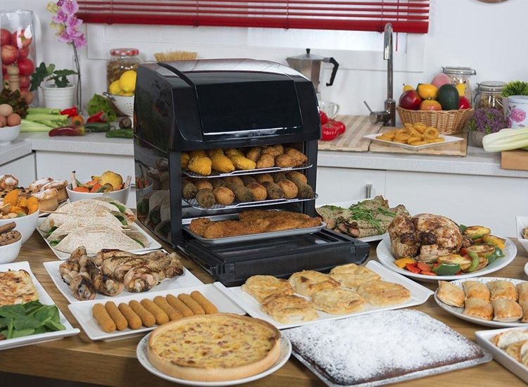 Starlyf Air Oven XL Airfryer 10 in 1 Heteluchtoven Inclusief 