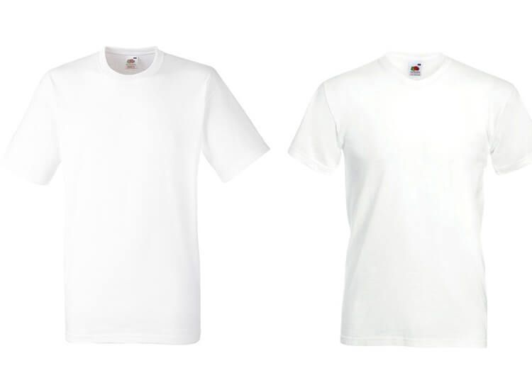 Fruit Of The Loom T-shirt Korte Mouw 61082 in het Geel voor heren Heren Kleding voor voor T-shirts voor Poloshirts 