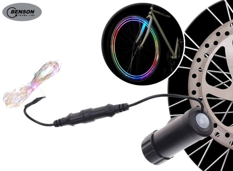 Benson led fietsverlichting - verlicht je wielen met gekleurde led lampjes  | Dealdonkey
