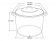 Michelino Soeppan - RVS - 10 Liter - Glazen Deksel