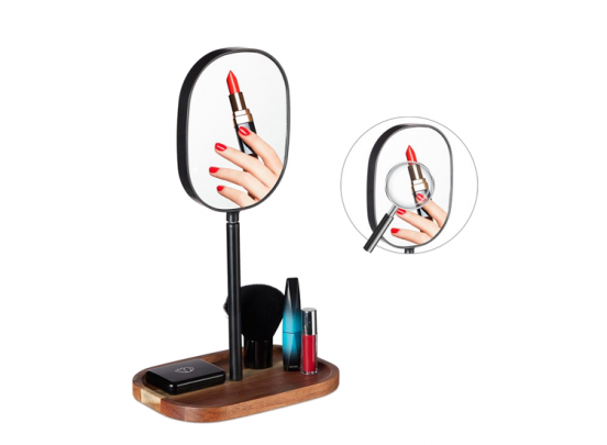 Relaxdays make-up spiegel met 3x vergroting - Scheerspiegel