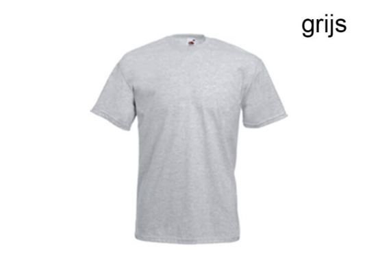 Fruit of the loom T-shirts met ronde hals - 12 stuks - zwart of grijs