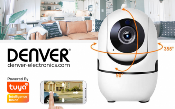 Denver SHC-150 Indoor Camerabeveiliging - IP-camera - Nachtzicht & Bewegingsdetectie