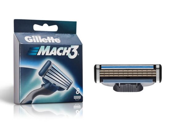 Gillette Scheermesjes - Fusion of Mach 3 - 8-pack