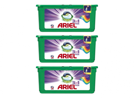 Ariel Pods 3-in-1 Color Kwartaalbox - 90 Pods