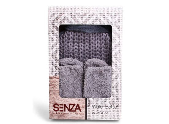 SENZA Winterpakket - Sokken & Kruik - Grijs