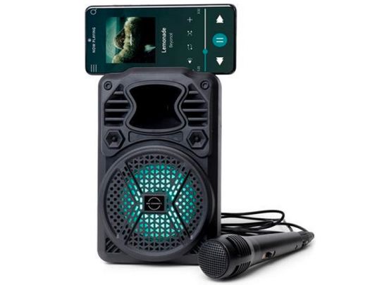BRAINZ Karaoke Boombox met Microfoon - Karaoke Set