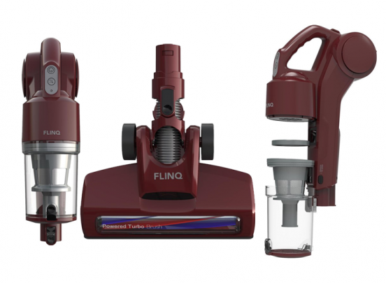 FlinQ V12 - Steelstofzuiger - Zakloos - Oplaadbaar - Zwart Of Rood