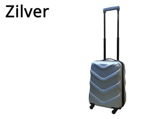 Leonardo handbagagekoffer Darwin - Mooie trolleykoffer in zilver of zwart