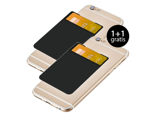 Grixx zelfklevende creditcard smartphone wallet 1+1 Gratis