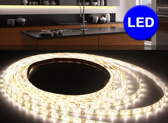 Quintezz 3 meter dimbare en flexibele led-strip - Warm wit licht met afstandsbediening