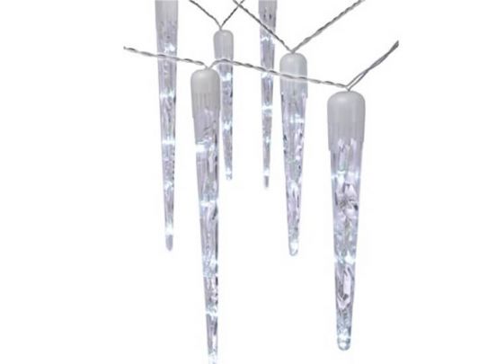 IJspegel led-verlichting - 10 ijspegels aan je raam