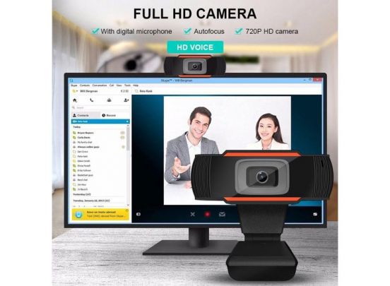Fedec HD Webcam - Incl. Microfoon - USB 2.0 - 1280 x 720P