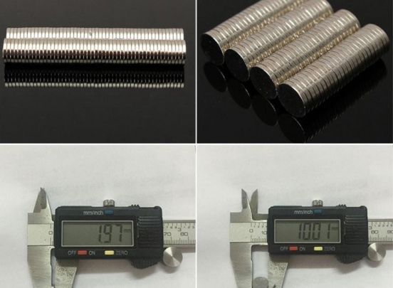 FEDEC Sterke magneten - Knoop magneten - 50 Stuks - 5x2 CM