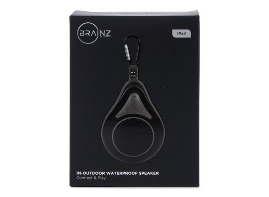BRAINZ Waterproof Sucker Speaker Zwart 38570