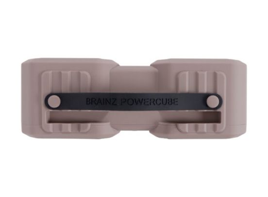 BRAINZ Power Cube Speaker Taupe 38576