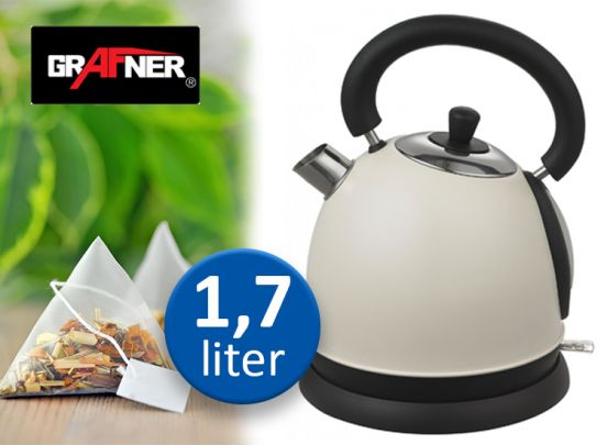 Grafner Retro Waterkoker - 1,7 Liter