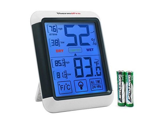 ThermoPro TP55 hygrometer - Digitale temperatuur- en vochtigheidsmeter