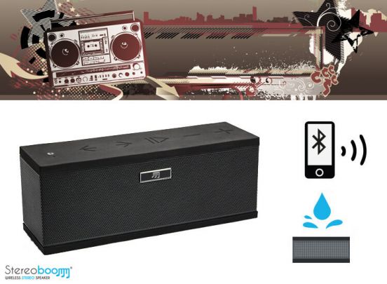 Stereoboomm 500+ draadloze speaker - maak van je mobiel of tablet een audiosysteem