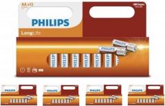 Philips LongLife batterijen - 60 stuks