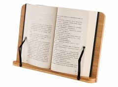 Fedec Bamboe Boekenstandaard - Opvouwbaar - 38x28cm