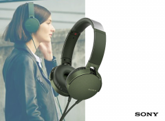 Sony MDR-XB550 extra bass koptelefoon - groen