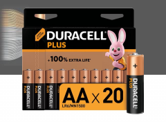 Duracell Plus Batterijen - 20-pack - AA of AAA