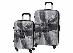 Pepe Jeans ABS trolleyset - 2 delig - Camu Flag