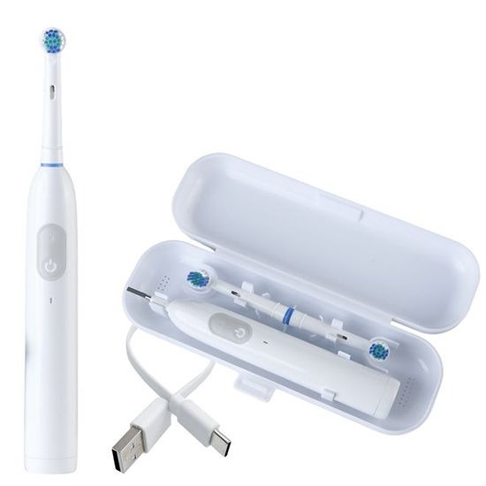 Nexxt Elektrische Tandenborstel - 3 Standen - Oplaadbaar via USB-C - Met Reisetui