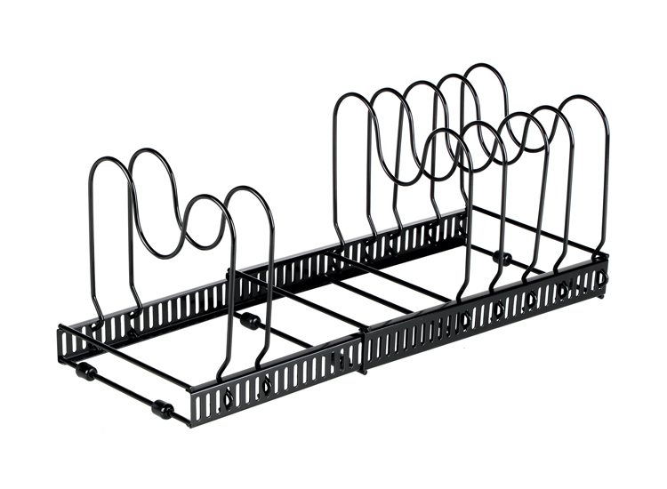 RVS Afdruiprek Zwart Modern 30x18x18cm