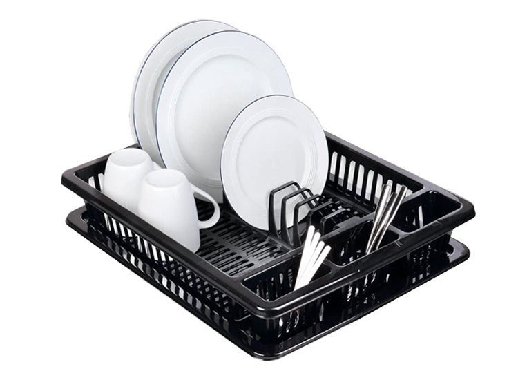 Hoffmans Afdruiprek - 37x46x8 cm - Zwart