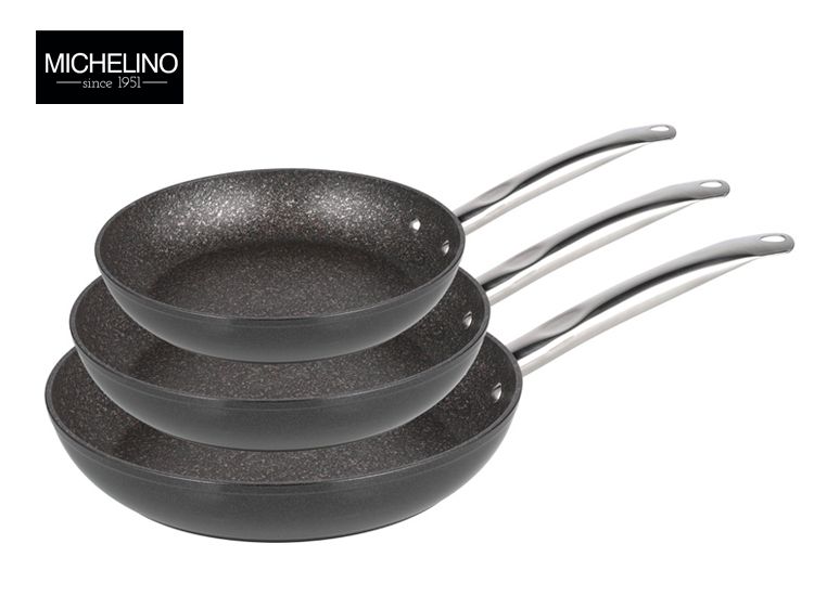 Michelino Aluminium Pannenset - 20/24/28 CM 