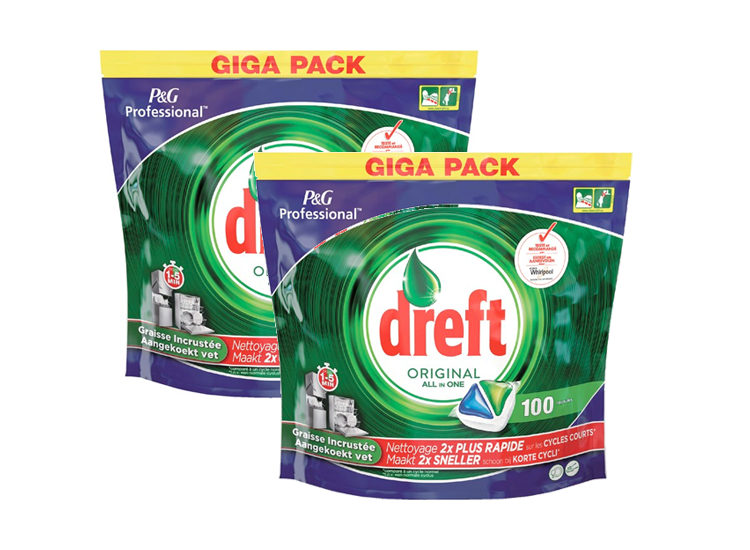 Dreft - Original - All in One - Vaatwastabletten - Regular - 200 stuks