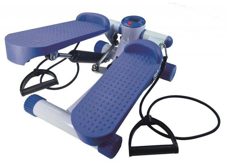 Jocca Fitness Stepper - Met weerstandskabels - Blauw