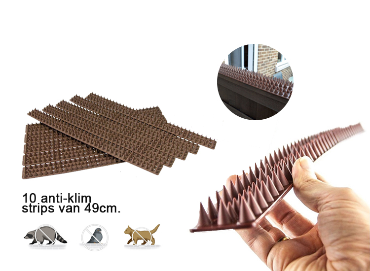 Kinzo anti-klim strips 10 stuks Voor het weren van dieren of dieven