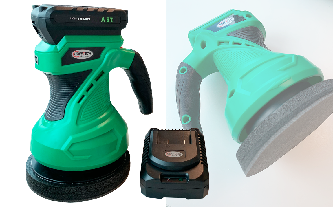 DealDonkey Hofftech Excentrische Poetsmachine - Accu - 18V aanbieding DealDonkey Hofftech Excentrische Poetsmachine - Accu - 18V aanbieding