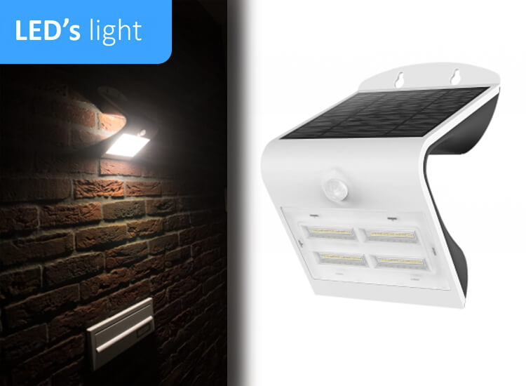 LED's Light Solar buitenlamp met sensor