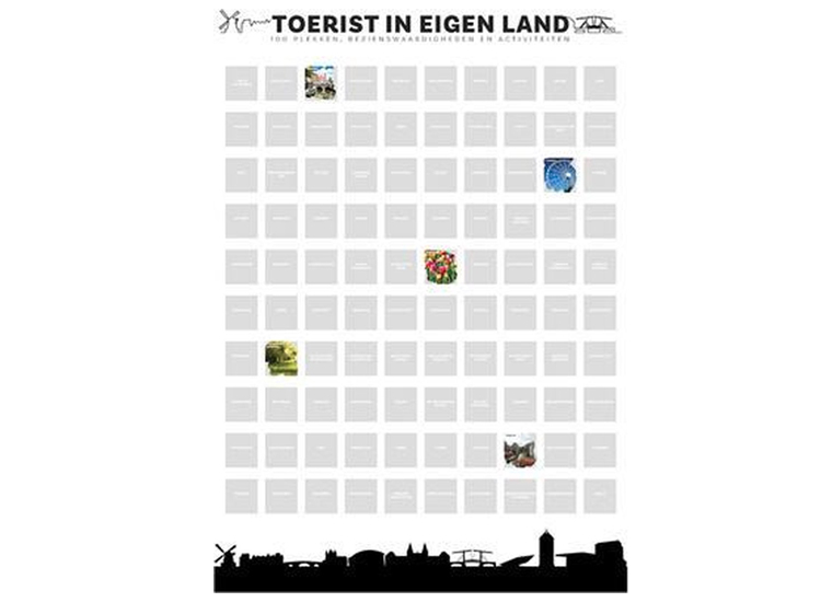 SENZA Krasposter - Nederland - Toerist in eigen Land