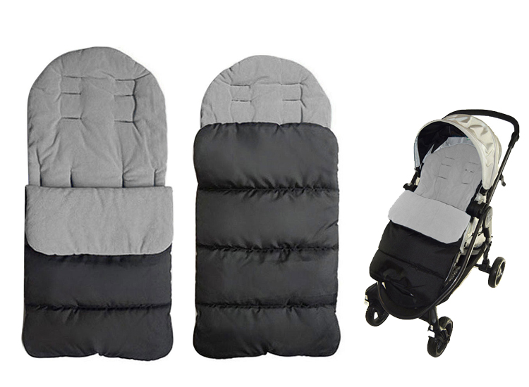 Fedec Comfortbag Voetenzak - Babywagen - wandelwagen - Buggy - Grijs