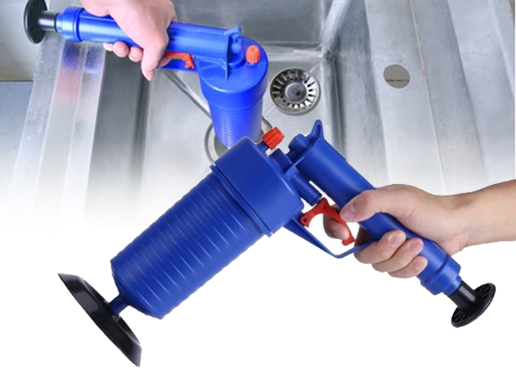 Basic Ontstoppingskanon - Milieuvriendelijke afvoer ontstopper - Blauw