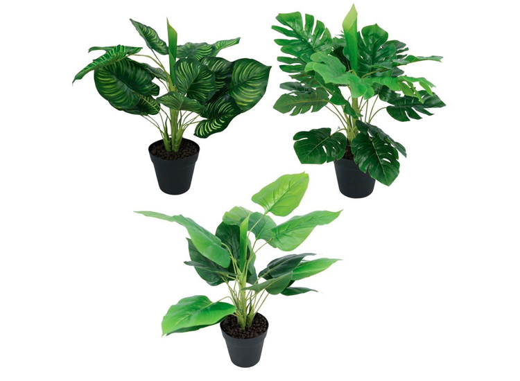 Levensechte Kunstplant - 45cm - Set van 3