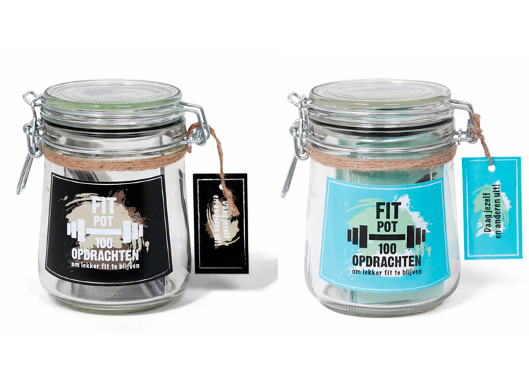 SENZA Fitpot - 100 Sportieve Opdrachten