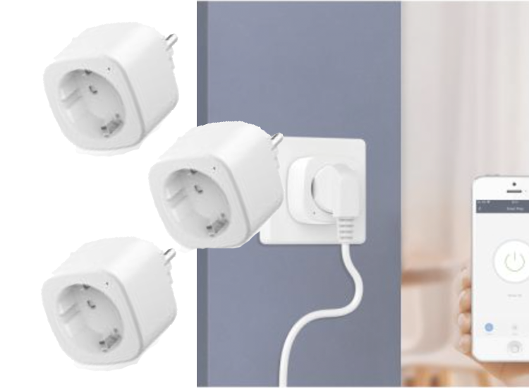 DealDonkey-Woox R6080 Smart Plug - Slimme stekker - 3 stuks-aanbieding DealDonkey-Woox R6080 Smart Plug - Slimme stekker - 3 stuks-aanbieding