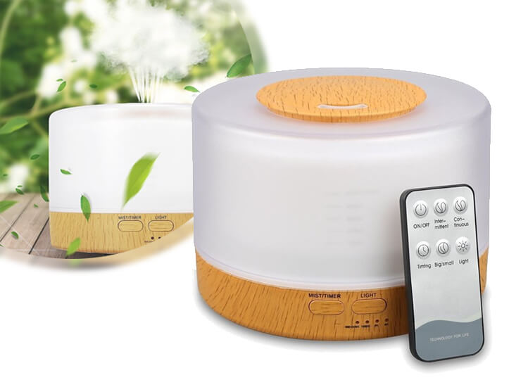 4-in-1 Aroma Diffuser Luchtbevochtiger Aromatherapie Luchtreiniger Lamp