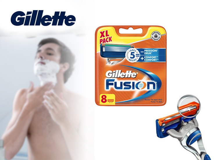 DealDonkey-Gillette Fusion Scheermesjes - 8 pack-aanbieding DealDonkey-Gillette Fusion Scheermesjes - 8 pack-aanbieding