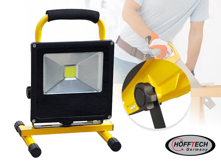 Hofftech oplaadbare LED-bouwlamp Slime Line 10 of 20 Watt