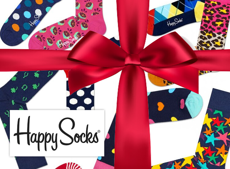 DealDonkey Happy Socks - 6 paar sokken - maat 41-46 - Leuk om cadeau te geven aanbieding