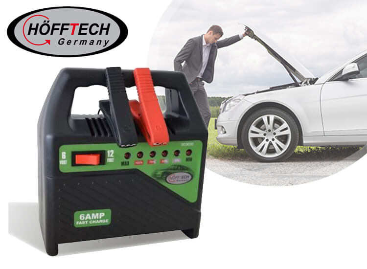 DealDonkey-Hofftech Acculader 6 en 12 volt accu's - Output 6 Ampère - 6-traps led-indicator-aanbieding DealDonkey-Hofftech Acculader 6 en 12 volt accu's - Output 6 Ampère - 6-traps led-indicator-aanbieding